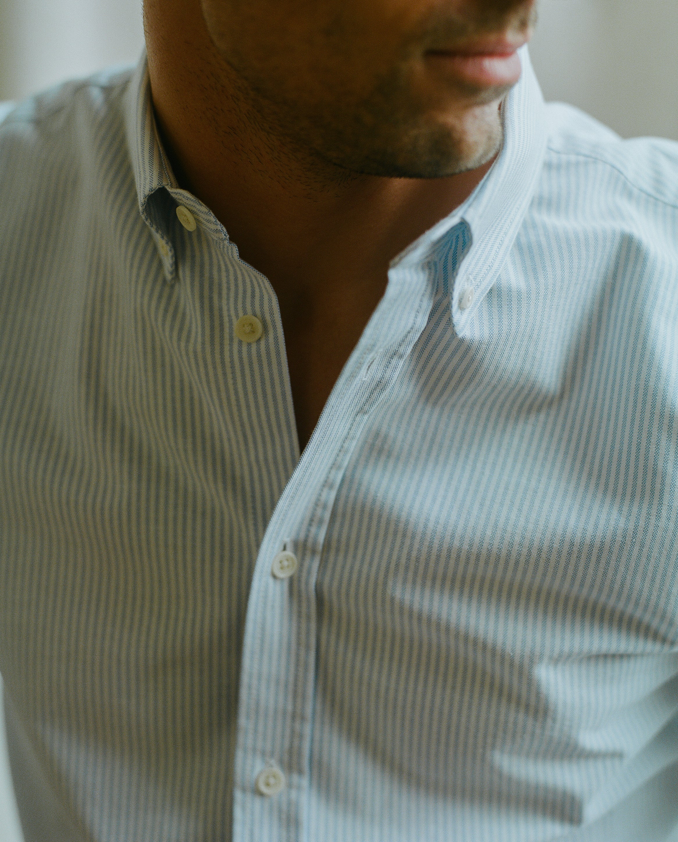 English Standard - Blue/White Stripe