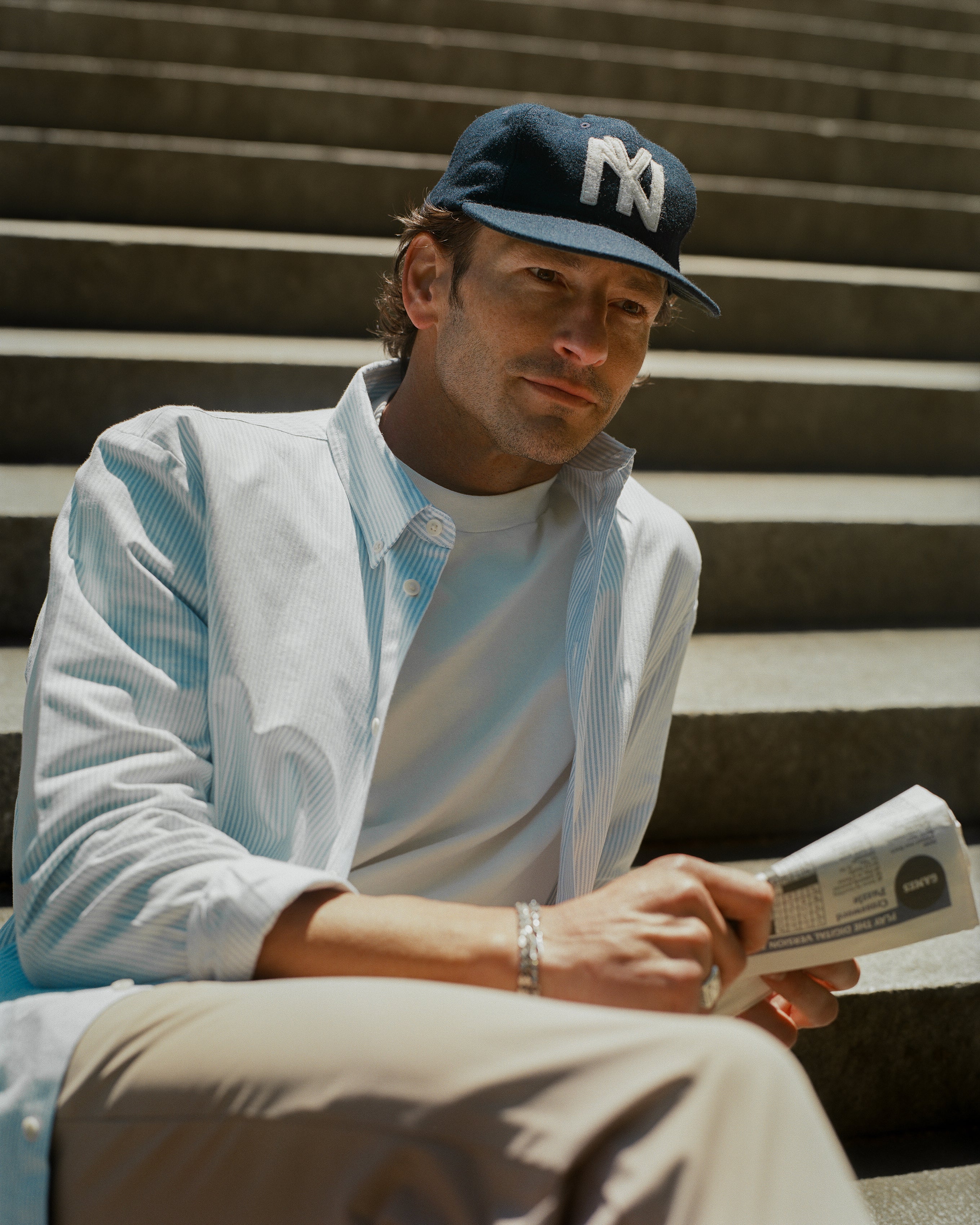 English Standard | Striped
Driggs 5 Pocket | Stone